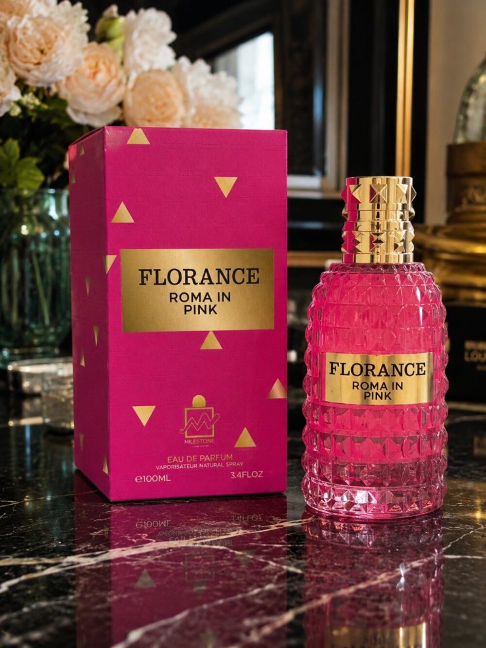 Florance Roma In Pink By Milestone Collection EDP For Woman 100ML
